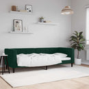 vidaXL sötétzöld bársony kanapéágy 80 x 200 cm