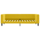 vidaXL sárga bársony kanapéágy 80 x 200 cm