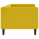 vidaXL sárga bársony kanapéágy 80 x 200 cm