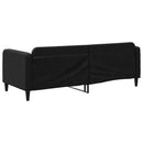 vidaXL fekete szövet kanapéágy 80 x 200 cm