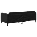 vidaXL fekete szövet kanapéágy 90 x 200 cm