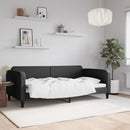 vidaXL fekete szövet kanapéágy 100 x 200 cm