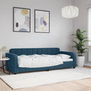 vidaXL kék bársony kanapéágy 80 x 200 cm