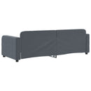 vidaXL sötétszürke bársony kanapéágy 80 x 200 cm