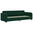 vidaXL sötétzöld bársony kanapéágy 80 x 200 cm