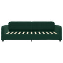 vidaXL sötétzöld bársony kanapéágy 80 x 200 cm