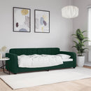 vidaXL sötétzöld bársony kanapéágy 80 x 200 cm