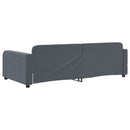 vidaXL sötétszürke bársony kanapéágy 90x200 cm