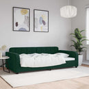vidaXL sötétzöld bársony kanapéágy keret 100 x 200 cm