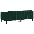 vidaXL sötétzöld bársony kanapéágy 80 x 200 cm