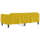 vidaXL sárga bársony kanapéágy 100 x 200 cm