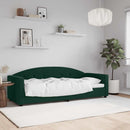 vidaXL sötétzöld bársony kanapéágy 80 x 200 cm