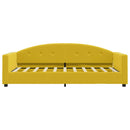 vidaXL sárga bársony kanapéágy 80 x 200 cm
