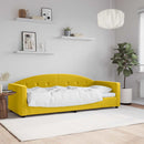 vidaXL sárga bársony kanapéágy 80 x 200 cm
