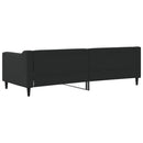 vidaXL fekete szövet kanapéágy 80 x 200 cm