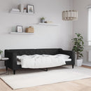 vidaXL fekete szövet kanapéágy 80 x 200 cm