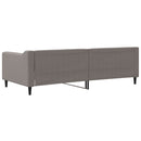 vidaXL tópszínű szövet kanapéágy 90 x 200 cm