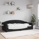 vidaXL fekete szövet kanapéágy 90 x 200 cm