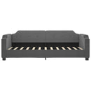 vidaXL szürke szövet kanapéágy keret 80 x 200 cm