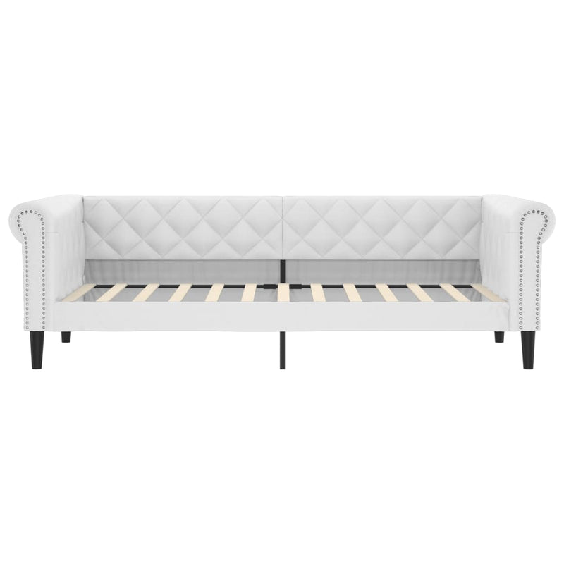 vidaXL fehér műbőr kanapéágy 80 x 200 cm