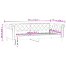 vidaXL fehér műbőr kanapéágy 80 x 200 cm