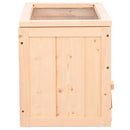 vidaXL tömör fenyőfa hörcsögketrec 60 x 30 x 35 cm