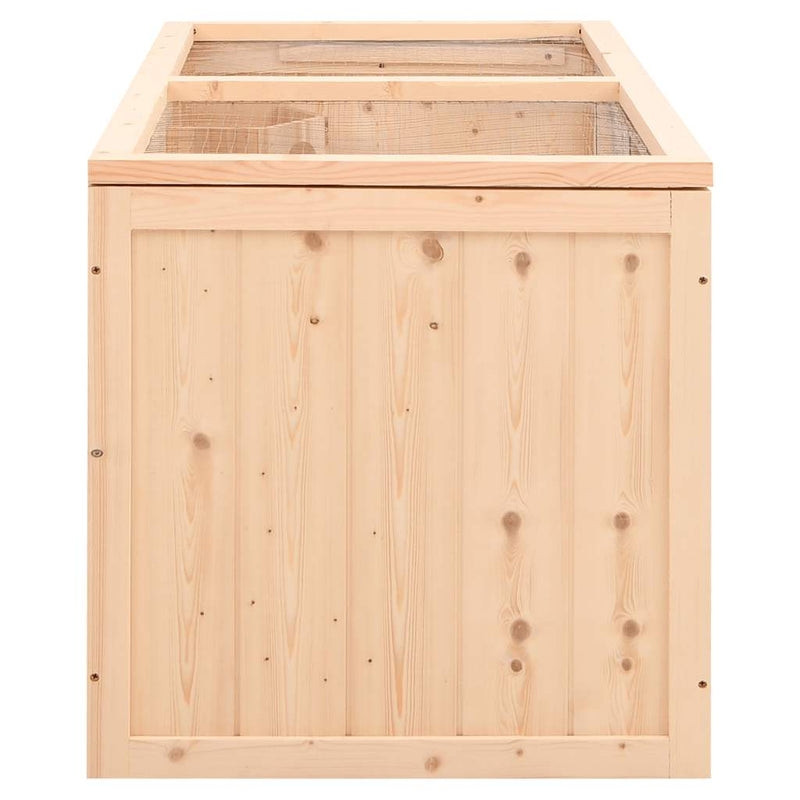vidaXL tömör fenyőfa hörcsögketrec 89,5 x 45 x 45 cm