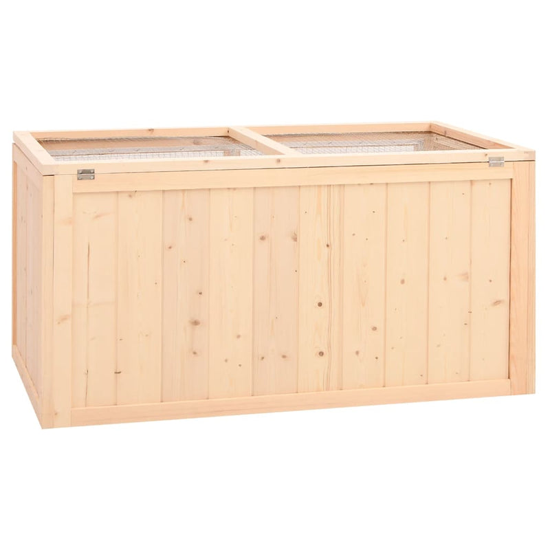 vidaXL tömör fenyőfa hörcsögketrec 89,5 x 45 x 45 cm