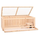 vidaXL tömör fenyőfa hörcsögketrec 104x52x38 cm