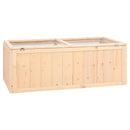 vidaXL tömör fenyőfa hörcsögketrec 104x52x38 cm
