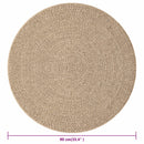 vidaXL ZIZUR juta hatású beltéri és kültéri szőnyeg 90 cm