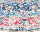 vidaXL többszínű mosható csúszásgátló szőnyeg Ø 120 cm