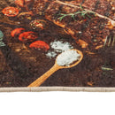 vidaXL többszínű mosható konyhaszőnyeg 60 x 180 cm