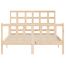 vidaXL tömör fenyőfa ágy matrac nélkül 140 x 200 cm