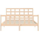 vidaXL tömör fenyőfa ágy matrac nélkül 160 x 200 cm