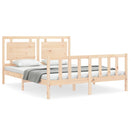 vidaXL tömör fenyőfa ágy matrac nélkül 160 x 200 cm