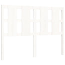 vidaXL fehér tömör fenyőfa ágy matrac nélkül 120 x 200 cm