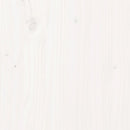 vidaXL fehér tömör fenyőfa ágy matrac nélkül 120 x 200 cm