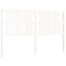 vidaXL fehér tömör fenyőfa ágy matrac nélkül 160 x 200 cm