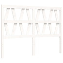 vidaXL fehér tömör fenyőfa ágy matrac nélkül 120 x 200 cm