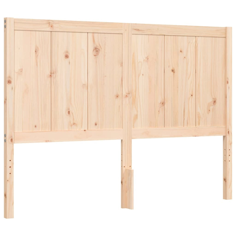 vidaXL tömör fenyőfa ágy matrac nélkül 140 x 200 cm