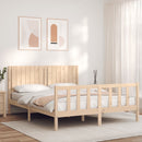 vidaXL tömör fenyőfa ágy matrac nélkül 160 x 200 cm