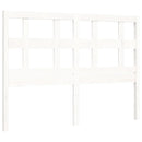 vidaXL fehér tömör fenyőfa ágy matrac nélkül 120 x 200 cm