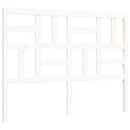 vidaXL fehér tömör fenyőfa ágy matrac nélkül 140x190 cm