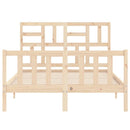 vidaXL tömör fenyőfa ágy matrac nélkül 140 x 200 cm