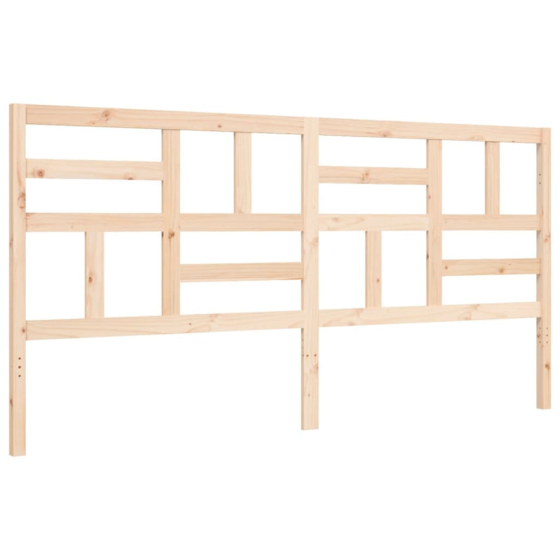 vidaXL tömör fenyőfa ágy matrac nélkül 200 x 200 cm