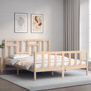 vidaXL tömör fenyőfa ágy matrac nélkül 160 x 200 cm