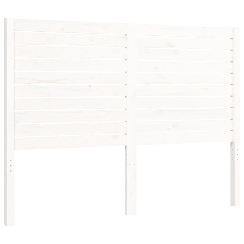 vidaXL fehér tömör fenyőfa ágy matrac nélkül 120 x 200 cm