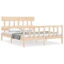 vidaXL tömör fenyőfa ágy matrac nélkül 160 x 200 cm