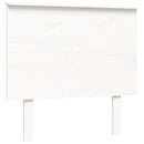 vidaXL fehér tömör fa ágykeret fejtámlával (Single)